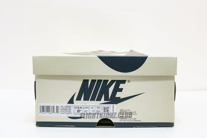 Travis Scott x Air Jordan 1 Low Black White Blue