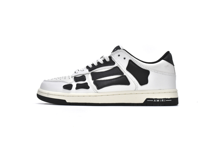 AMIRI Skel Top Low White Black