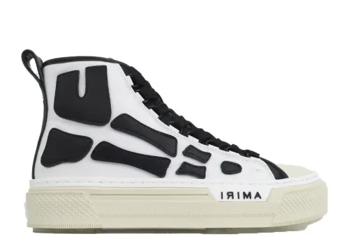 Amiri Skel Court Hi White Black