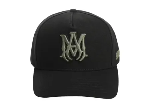 AMIRI Ma Outline Canvas Hat Hat Black