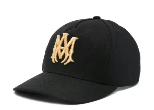 AMIRI Ma Canvas Hat Black