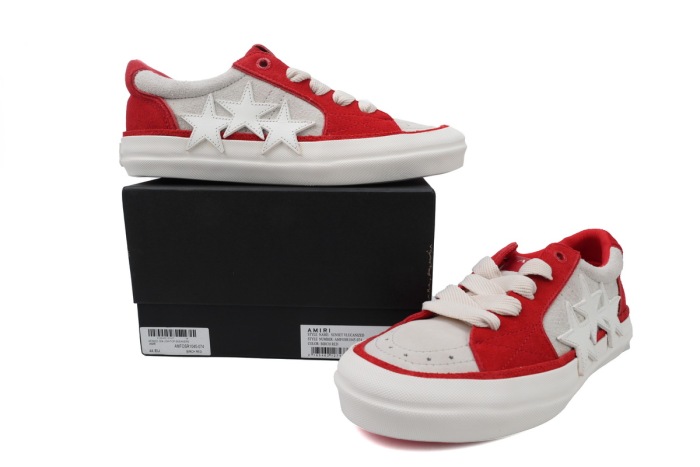 Amiri Sunset Skate Low Red
