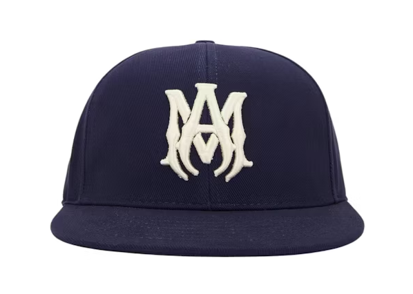 AMIRI MA Fitted Cap Blue