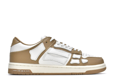 Amiri Skel Top Low Whtie Brown