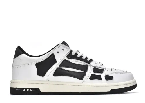 AMIRI Skel Top Low White Black