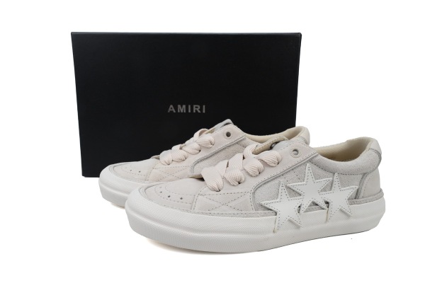 Amiri Sunset Skate Low White Grey