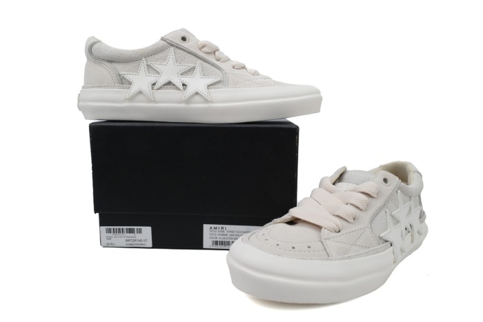 Amiri Sunset Skate Low White Grey