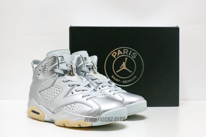 Jordan 6 Retro PSG Paris Saint-Germain Silver