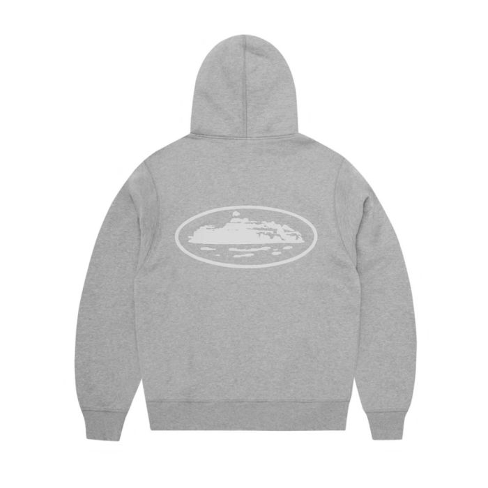 Corteiz Island Puff Print Zip Hoodie