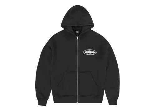 Corteiz Island Puff Print Zip Hoodie