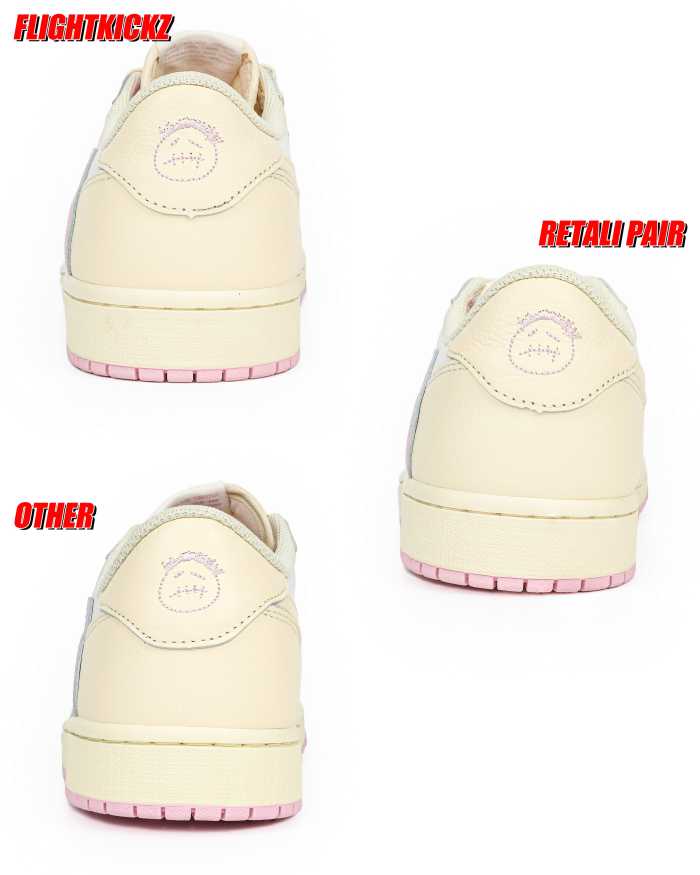 Travis Scott x Air Jordan 1 Low OG “Pink Pack”  Muslin Pink 2026 （A1）