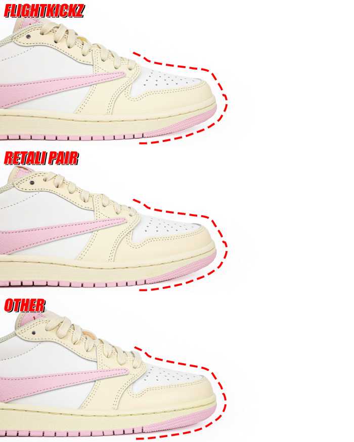 Travis Scott x Air Jordan 1 Low OG “Pink Pack”  Shy Pink 2026  GS ( A1)