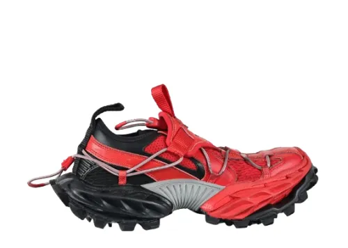 Balenciaga Hike Sneaker in Red/Black