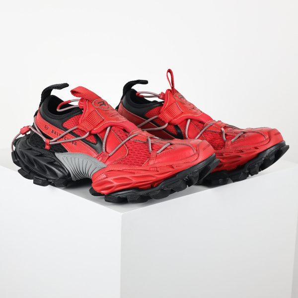 Balenciaga Hike Sneaker in Red/Black