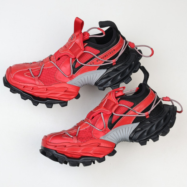 Balenciaga Hike Sneaker in Red/Black