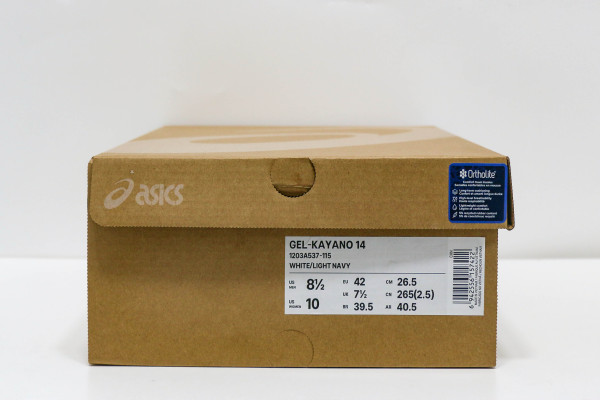 ASICS Gel-Kayano 14 White Light Navy