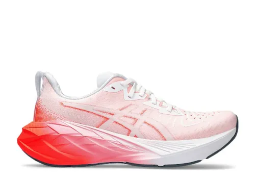 ASICS Novablast 4 White Sunrise Red