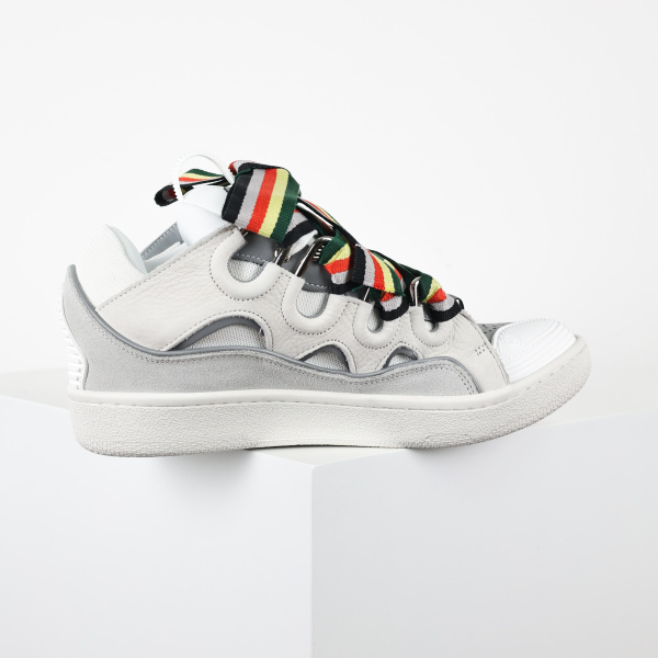 Lanvin Leather Curb White Multi