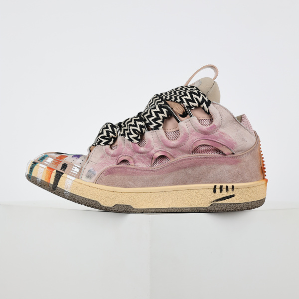 Lanvin Leather Curb Gallery Dept. Pale Pink Multi