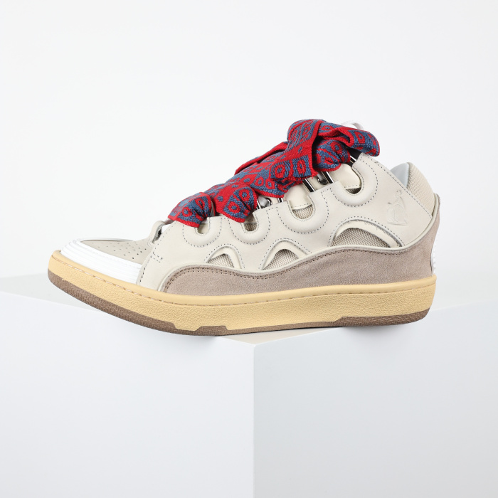 Lanvin Wmns Curb  White Ivory Black