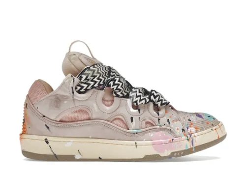 L@nvin Leather Curb Gallery Dept. Pale Pink Multi