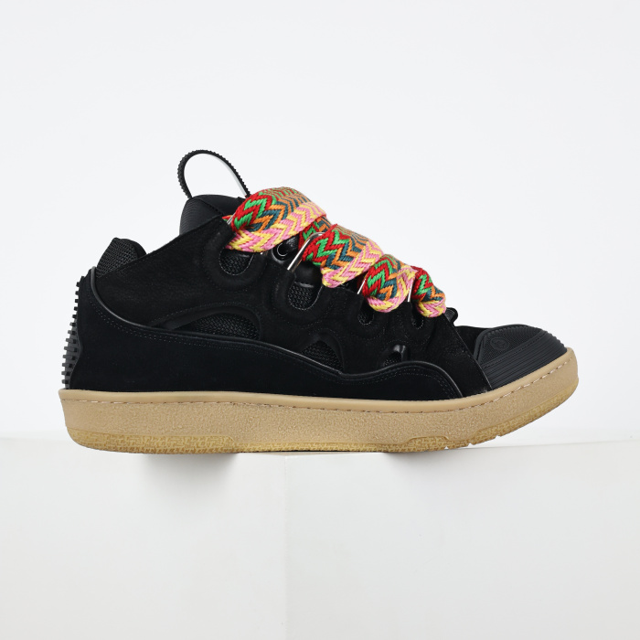 Lanvin Leather Curb Black Gum