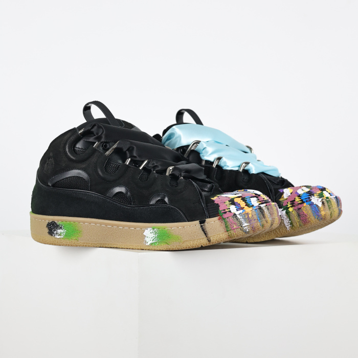 Lanvin Leather Curb Gallery Dept. Black Multi