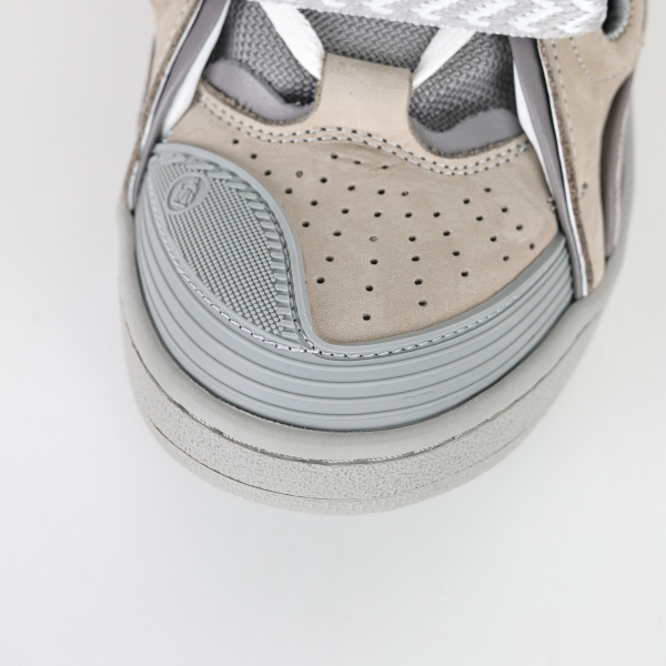 Lanvin Leather Curb Light Grey Blue