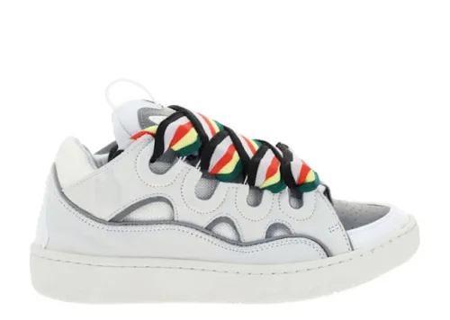 L@nvin Leather Curb White Multi