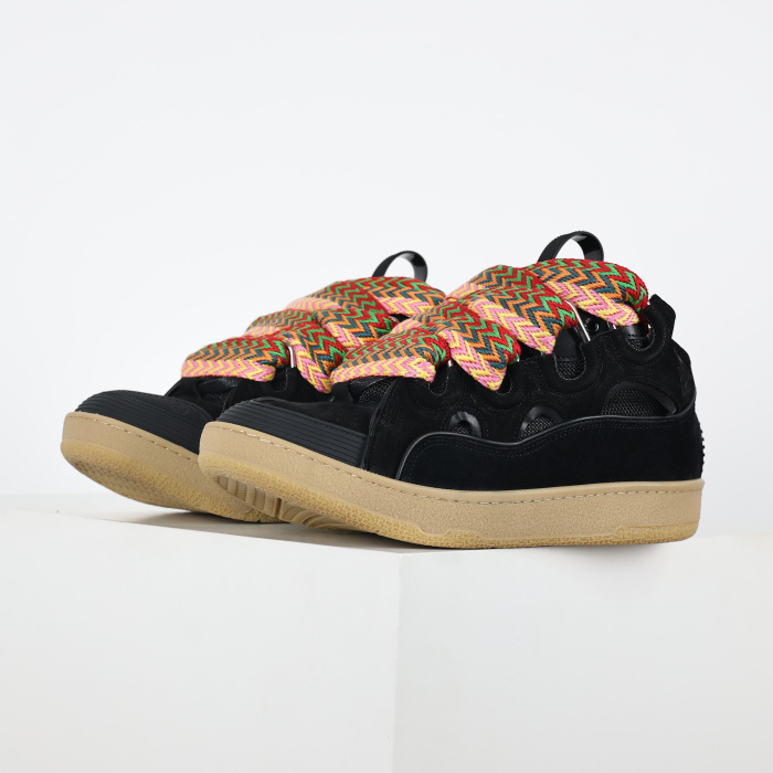 Lanvin Leather Curb Black Gum