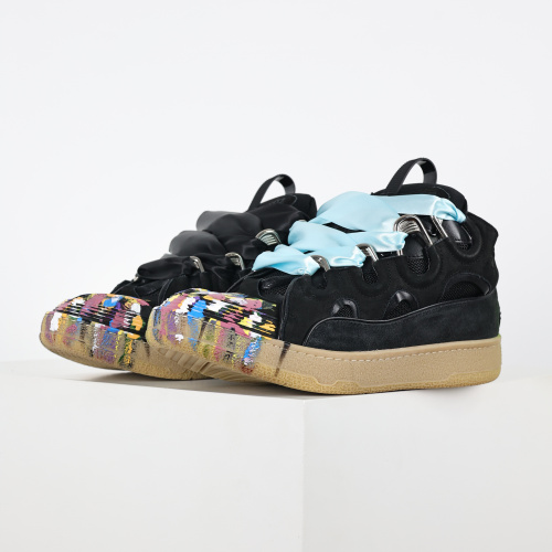 Lanvin Leather Curb Gallery Dept. Black Multi