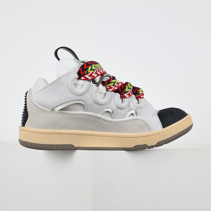 Lanvin Leather Curb White