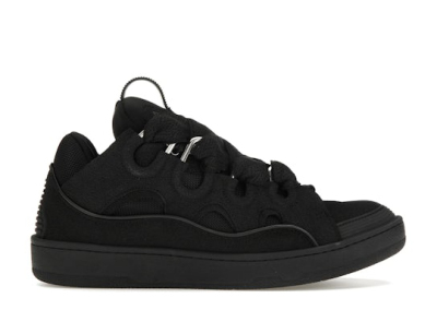 Lanvin Leather Curb Triple Black