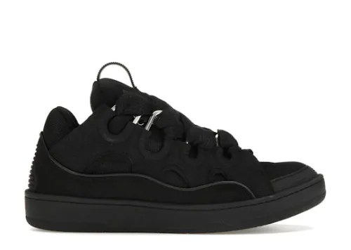L@nvin Leather Curb Triple Black