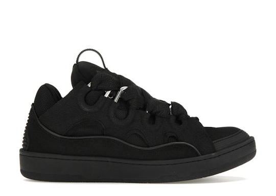Lanvin Leather Curb Triple Black