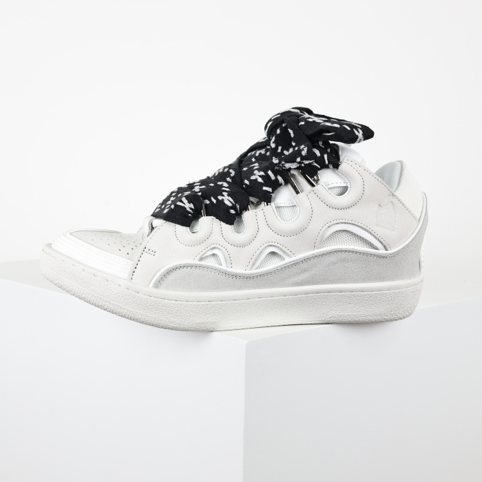 Lanvin Wmns Curb Sneakers 'White Black'