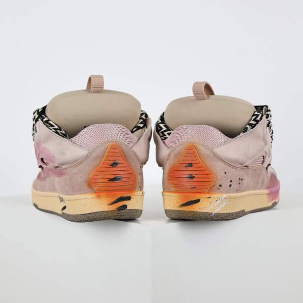 Lanvin Leather Curb Gallery Dept. Pale Pink Multi