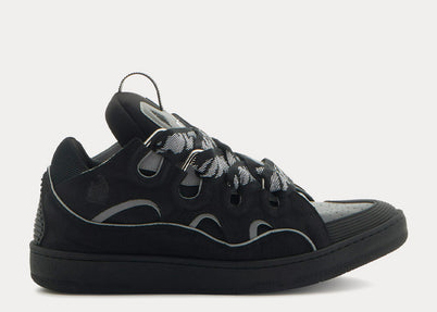 Lanvin - Curb Leather Black Low