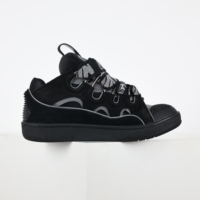 Lanvin - Curb Leather Black Low