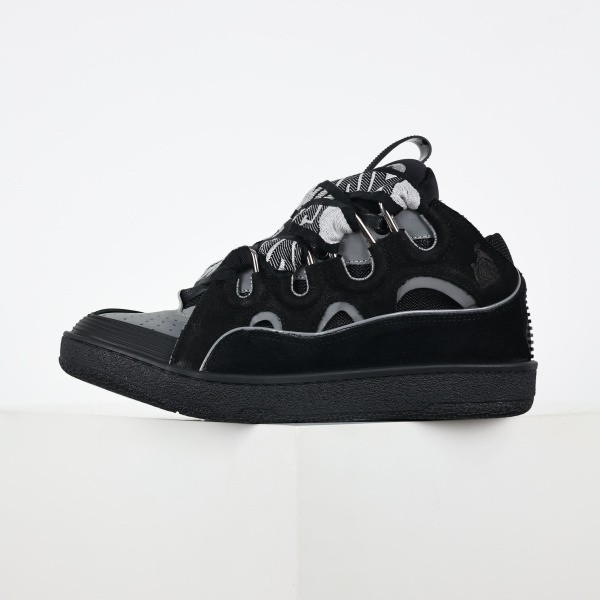 Lanvin - Curb Leather Black Low
