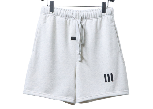 Fear of God Essentials Collaboration Three-Stripe Silicone Print Shorts