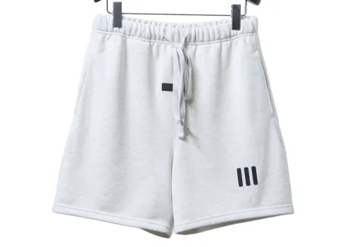 Fear of God Essentials Collaboration Three-Stripe Silicone Print Shorts