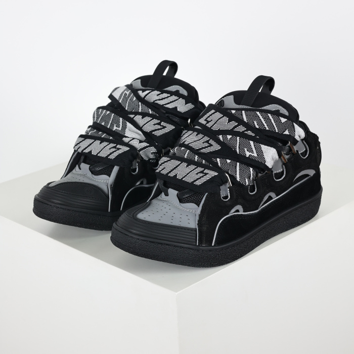 Lanvin - Curb Leather Black Low