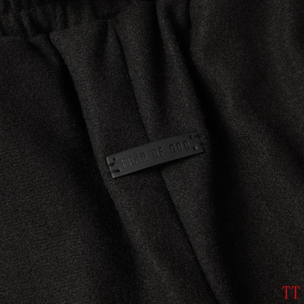 Fear of God Boiled Wool Striped Relaxed Shorts