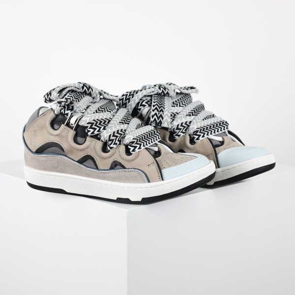 L@nvin Curb Sneakers 'Grey Light Blue'