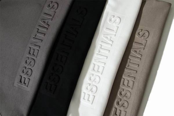 Fear of God Essentials Heather Embossed Classic Hoodie -09