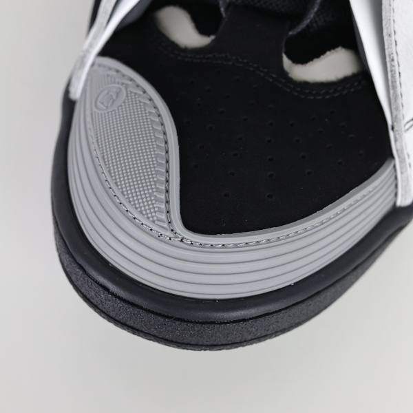 L@nvin Gray & Black Curb Sneakers