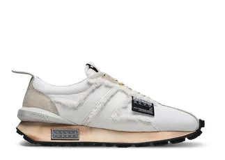 XVESSE7 x L@NVIN Nylon Bumper Sneakers White