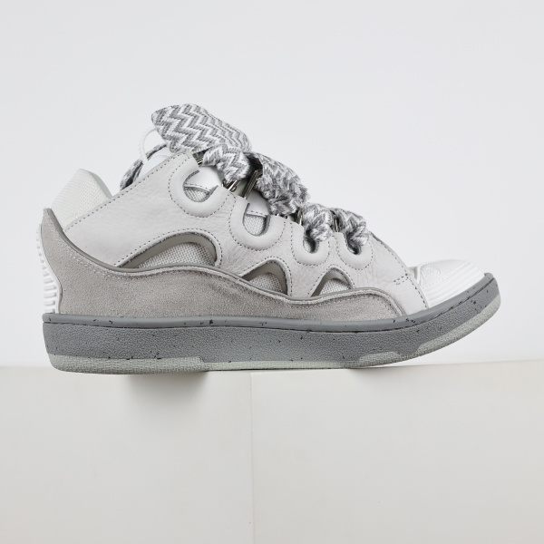 L@nvin Wmns Curb Sneakers 'White Grey'