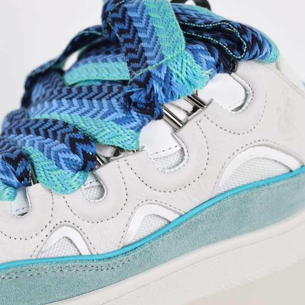 L@nvin Curb Sneaker White Blue